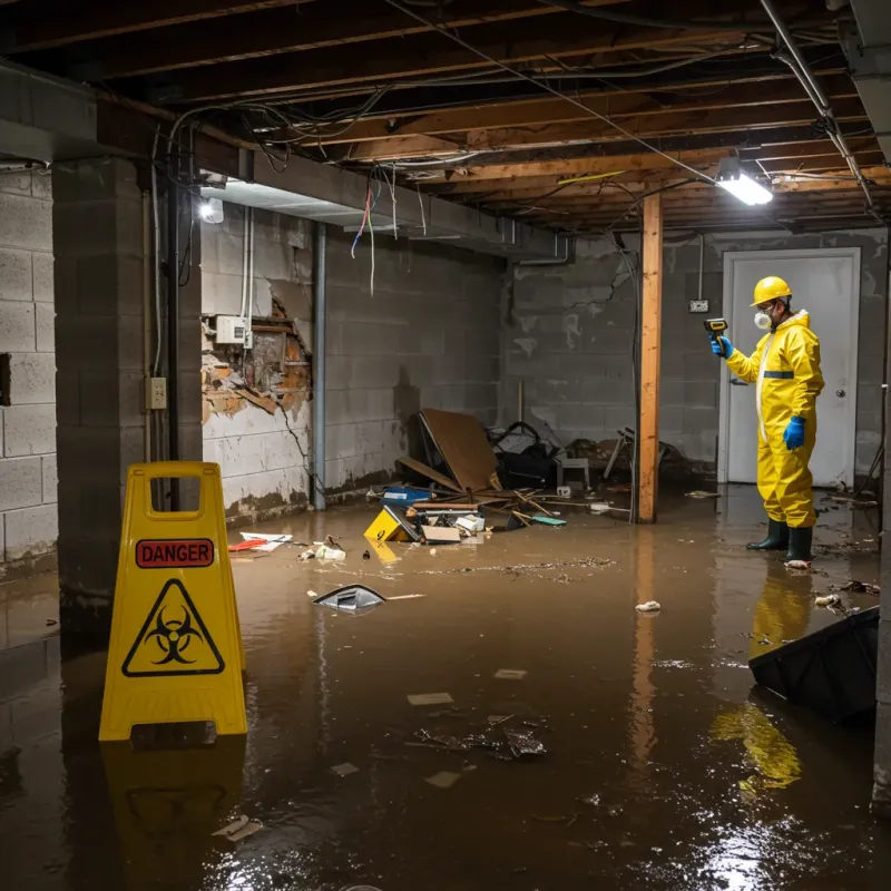 Flooded Basement Electrical Hazard in Rutland County, VT Property